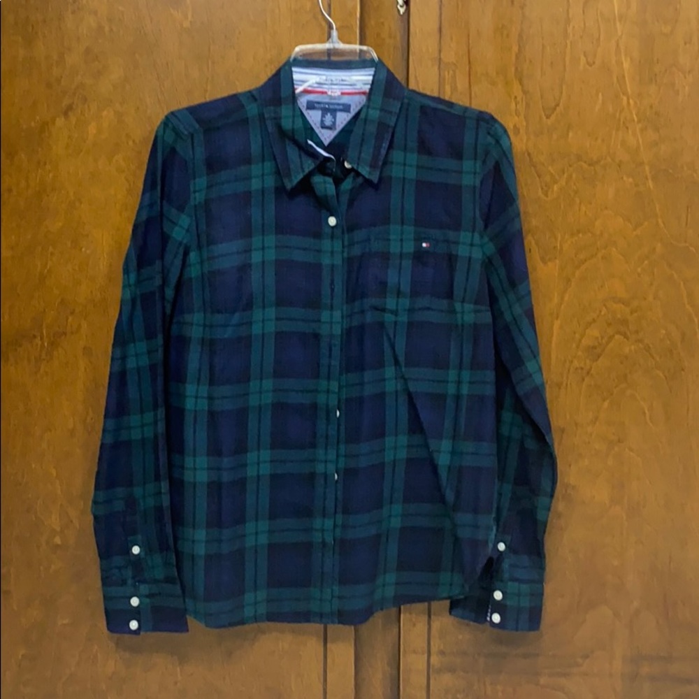 Tommy Hillfiger plaid top